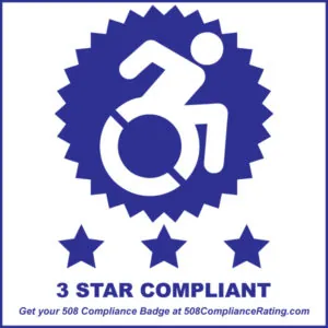 508 Compliance Badge